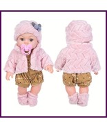 Realistic 12&quot; Reborn Baby Doll with Clothes Hat &amp; Pacifier | Lifelike Si... - $545.56 MXN