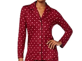 Alfani Womens Super Soft Top Size XX-Large Color Dot Red - £27.13 GBP