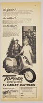 1960 Print Ad Harley-Davidson Topper Motorcycles Christmas Milwaukee,Wisconsin - £11.93 GBP