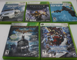 Xbox 360 Lot of 5 Games: Batman Arkham Asylum, Blazblue, Brink ,Destiny,... - $17.54