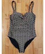 Nip Tuck Swimsuit Slimming One Piece Multi Fit Cup Womens 10 Ruched Blue... - $284.77 MXN