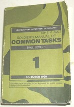 US Army training manual STP 21-1 Soldier&#39;s Manual of Common Tasks Oct. 1990 - $15.00