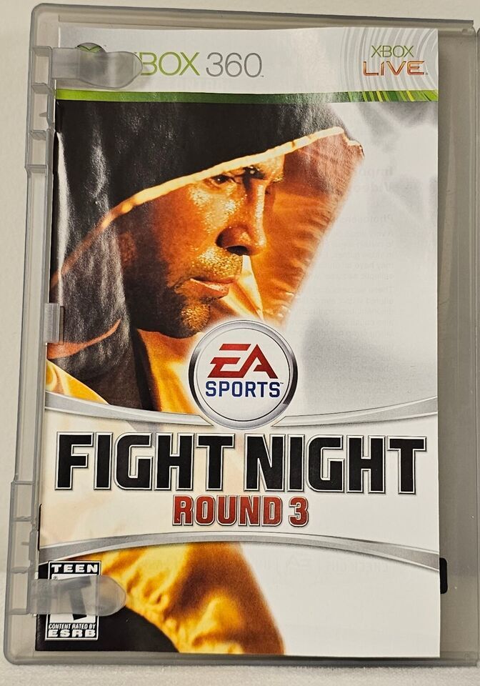 Fight Night Round 3 Microsoft Xbox 360 Video Game EA Sports 2005 Manual Included - £3.38 GBP
