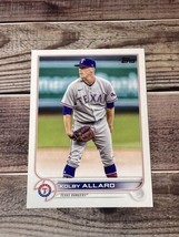 2022 Topps Update #US122 Kolby Allard Texas Rangers Baseball card - £1.19 GBP