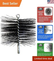 Durable 9-Inch Round Wire Brush for Efficient Chimney Cleaning – Heavy Duty - $1,344.91 MXN