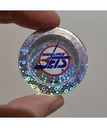 VTG Retro HTF Thick Plastic POGS Slammer Pog Winnipeg Jets NHL Team 1990&#39;s - $10.09