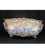 Ernst Wahliss Centerpiece Footed Pierced Borders Floral - €126,66 EUR