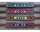 Western Horse Beaded Leather Wither Strap Holds up the Breast Collar in ... - $15.90