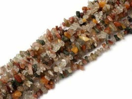 34&quot;Jewelry Making Beads 7mm-8mm Rock Crystal Quartz Chips Beads (Mixted ... - £7.22 GBP