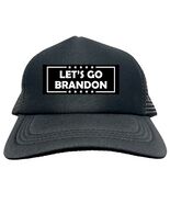 LET'S GO BRANDON TRUMP BIDEN FUNNY Trucker Cap Foam Baseball Cap Hat Mes... - $19.79