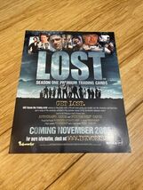 Inkworks 2005 Lost Season One Trading Card Promotional Poster KG JD - $9.89