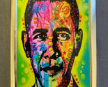 Obama Art 44th President D1 Silver Case / Metal Wallet Card Money Holder - $17.77