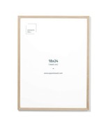 (18X24 in | 46X61 Cm) Natural Solid Oak Wood Picture Frame Poster Frame ... - $67.90 CAD