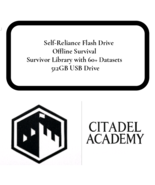 Self-Reliance Flash Drive - Survivor Library w/60+ Datasets, USB Drive 5... - $99.95