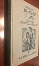 Treasure Island by Robert Louis Stevenson DC Heath &amp; Co 1936 Vintage - £3.19 GBP