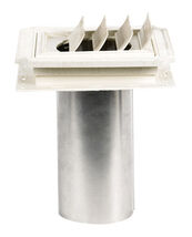 Builders Edge 140137079117 Vent, Bright White - $31.19