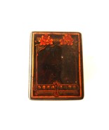 Antique Wood Floral Pattern Pocket Watch Display Box Rare Unique Find - $3,712.65 MXN