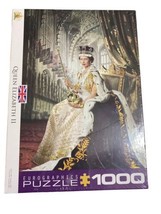 Queen Elizabeth II Jigsaw Puzzle - 1,000 Piece HRM Coronation Day Puzzle - £18.50 GBP