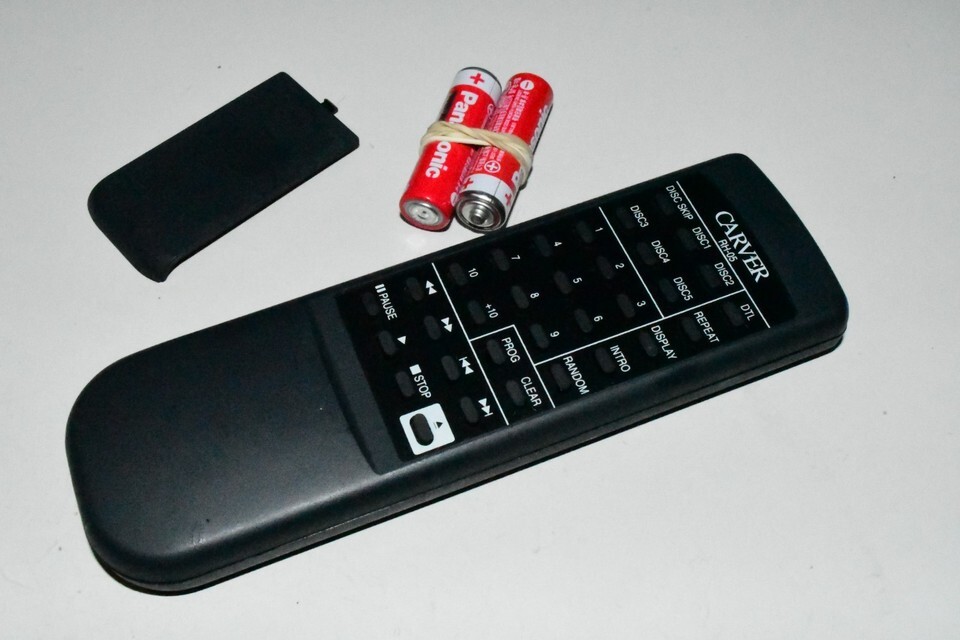 Carver RH-05 5-Disc CD Player Remote for MV-5 Tested W Batteries rare OR... - $42.30
