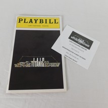 LOT Titanic Playbill Understudy Note May 1997 Brian d&#39;Arcy James Lunt-Fo... - $7.85