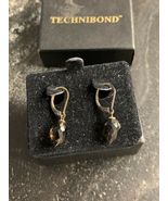 UTC Technibond Leverback Earrings Topaz Briolette by HSN Autumn Alexite ... - £31.41 GBP
