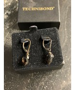 UTC Technibond Leverback Earrings Topaz Briolette by HSN Autumn Alexite ... - £31.41 GBP