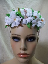 White Daisy Floral Headband Hippie Flower Fairy Free Spirit 70s Mother N... - $244.08 MXN