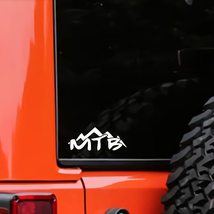 MTB Mountain Vinyl Decal Sticker | Die Cut Self Adhesive Custom Truck Wi... - £4.52 GBP