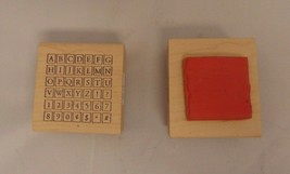 LOT of 2 Just For Fun LETTERS SCROLL PAPER FRAME Mounted Stamps - $7.92