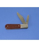 Knives-Barlow Knife Folding Pocket and Campers Knife Black Handle - $19.80