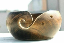 Yarn Bowl Bundle Wooden Yarn Bowl Large Handmade Mango Yarn Bowl Needlec... - $681.17 MXN