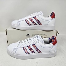 Women&#39;s Adidas Grand Court 2.0 Comfy Casual Shoes / White Red / IE8509 /... - $49.39