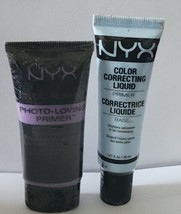 2 NYX Color Correcting Liquid Primer CCLP05 BLUE/NYX Photo Loving Primer... - $15.52