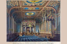 Symbols - Grand Lodge room of the new Masonic Hall, Chestnut Street Philadelphia - £15.70 GBP