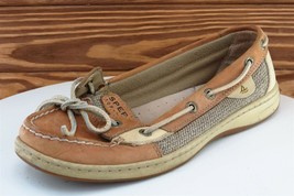 Sperry Top-Sider Size 8 M Brown Boat Shoe Shoes Leather Women 9102047 - £15.82 GBP