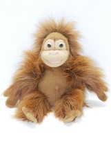 Folkmanis Baby Orangutan Stuffed Full Body Hand Puppet Fluffy Plush Animal Cute - $39.99