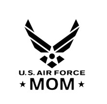 (2x) &quot;Military Air Force Proud Mom&quot; Premium Vinyl Decals - £5.44 GBP+