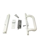 Impact Sliding Door Handle Set and Center Mortise Latch  Non-Keyed White... - £41.15 GBP