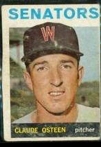 Vintage 1964 Topps Baseball Card #28 Claude Osteen Washington Senators Pitcher - £6.72 GBP