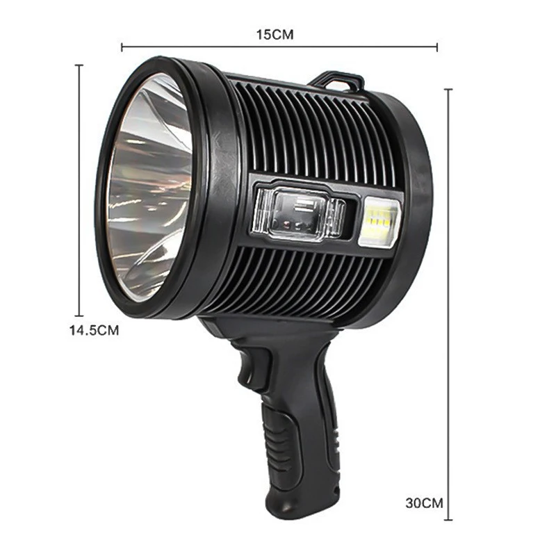 Rechargeable Spotlight 100000 Lumens Led Spot Lights Handheld Large Flashlight S - £90.15 GBP