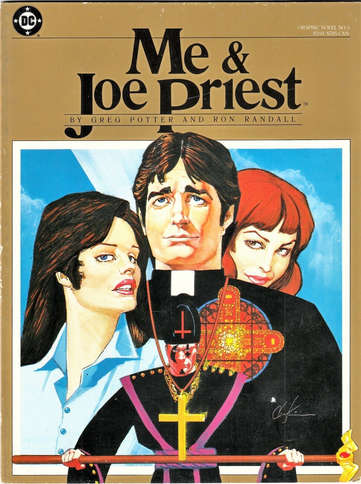 ME &amp; JOE PRIEST (1985) DC Graphic Novel No.5 GREG POTTER &amp; RON RANDALL - $7.19