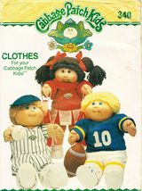 16" Cabbage Patch Baseball Football Cheerleader Clothes Transfer Sew Pattern - £11.00 GBP