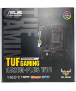 ASUS - TUFGAMINGA520M-PLUSWIF - A520M-PLUS WIFI Gaming Desktop Motherboard - £151.36 GBP