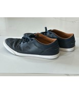 Lacoste Shoes Men&#39;s 9.5 Bayliss VULC PRM Sneaker Blue Leather Casual Com... - £31.33 GBP