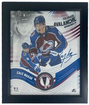 CALE MAKAR Colorado Avalanche Framed 15&quot; x 17&quot; Game Used Puck Collage LE 50 - £82.48 GBP