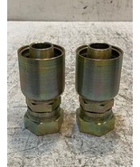 2 Qty of Parker Fluid Connectors Crimp Style Hose Fittings 1JSBW-16-16 (... - $1,786.60 MXN