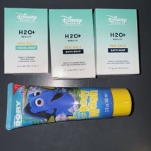 Disney Resort H2O+ Bath Facial Soap Finding Dory Body Wash Lot Of 4 NEW - £7.00 GBP