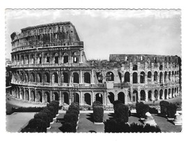 RPPC Rome Italy Colosseum Roma Colosseo Glossy Real Photo Postcard 4X6 - $6.69