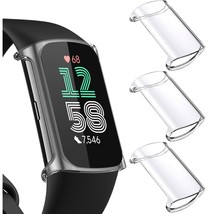 3-Pack Screen Protector Compatible With Fitbit Charge 6/5 (Not For Charge 4/3),  - £11.79 GBP