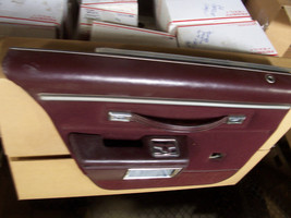 1986 CHEVY CAPRICE ESTATE WAGON LEFT REAR DOOR PANEL ARMREST USED OEM RED - £217.27 GBP